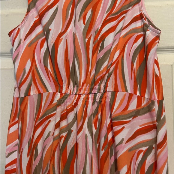 Nine West Collared Button Up Dress Size Medium Pink - Picture 7 of 8